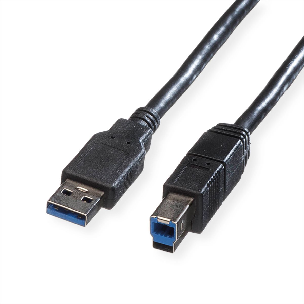 ROLINE Câble USB 3.2 Gen 1 Type A-B, noir, 3 m