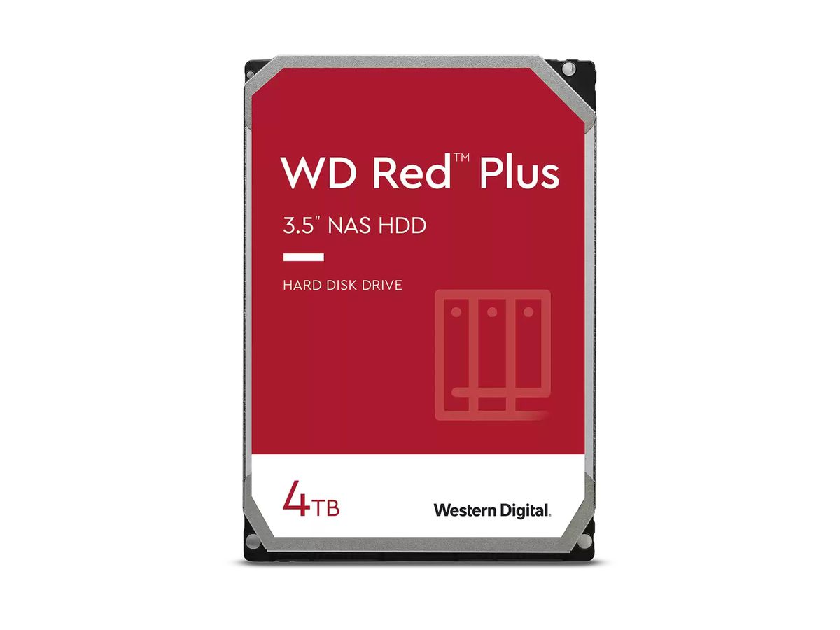 Western Digital Red Plus WD40EFPX disque dur 4 To 5400 tr/min 256 Mo 3.5" Série ATA III