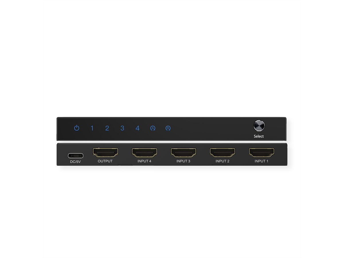 ROLINE Switch HDMI 4K 4 ports