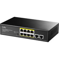 CUDY FS1010PG Switch 8 ports 10/100M PoE+, 2 ports Gigabit Uplink 120W