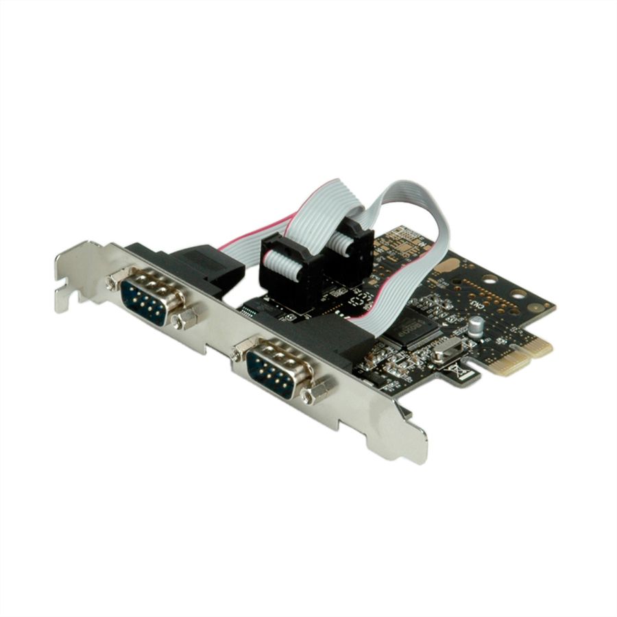 VALUE Carte PCI-Express 2S, 2x RS232, DB 9
