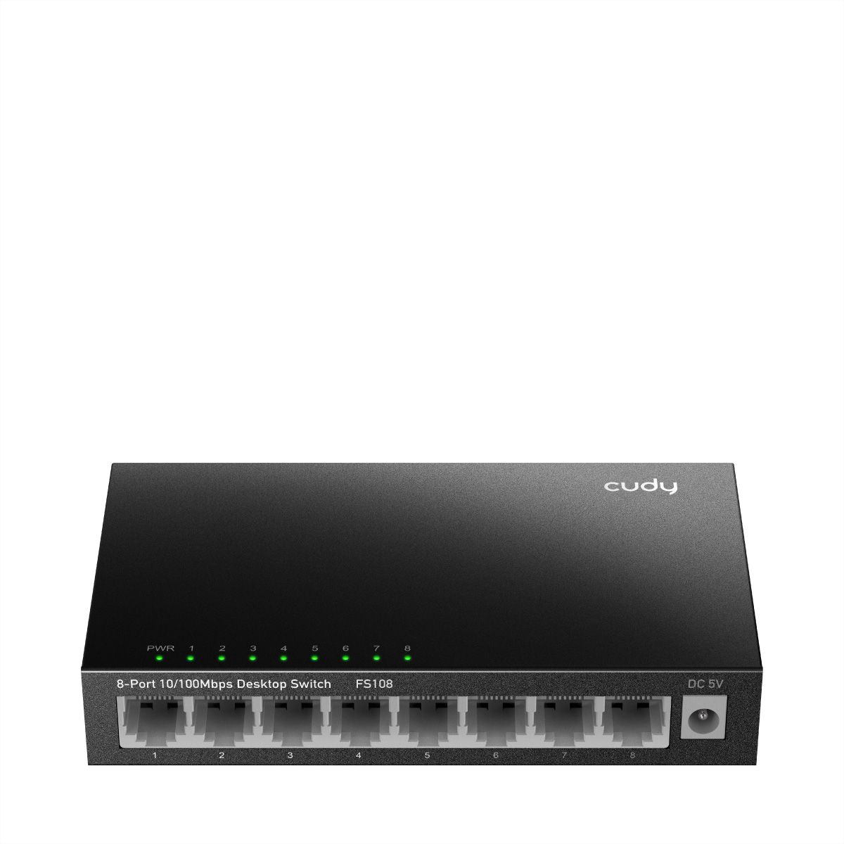 CUDY FS108 Switch 8 ports 10/100 Mbps métal