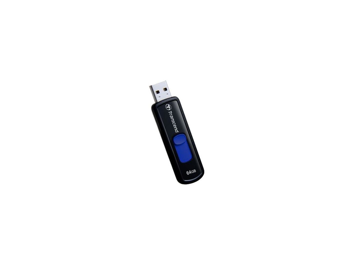 Transcend JetFlash elite JetFlash 760, 64GB lecteur USB flash 64 Go USB Type-A 3.2 Gen 1 (3.1 Gen 1) Noir, Bleu