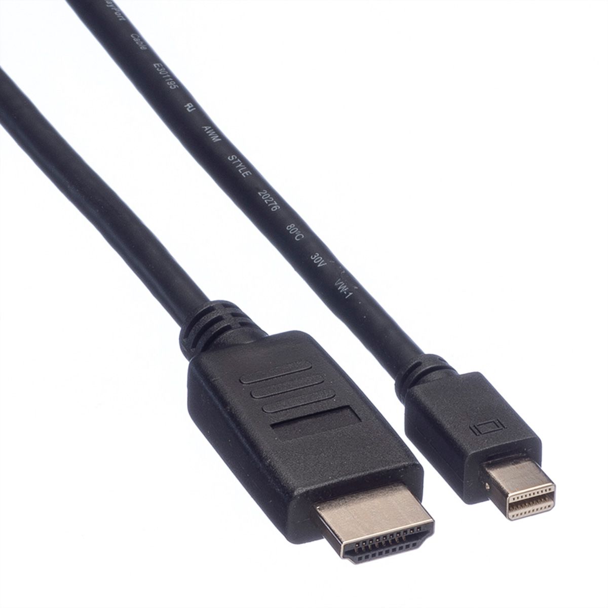 VALUE Mini DisplayPort Câble, Mini DP - HDTV, M/M, noir, 4,5 m