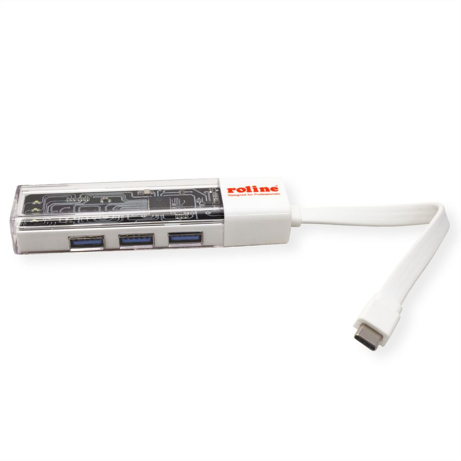 ROLINE Hub USB 3.2 Gen 1, 4 ports, type A+C