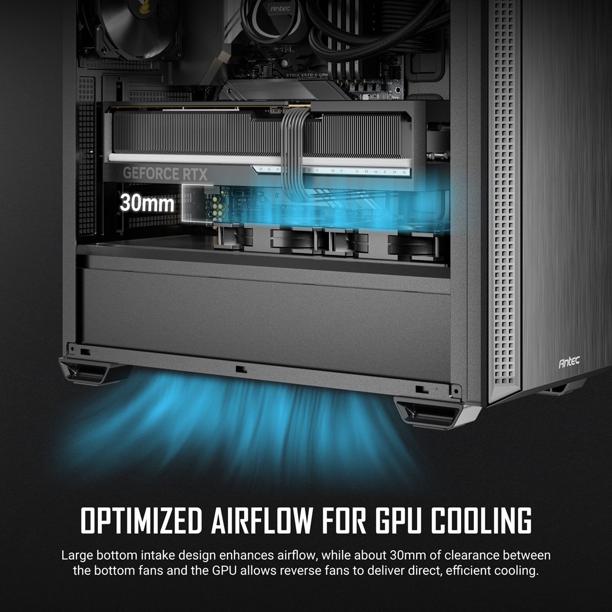 ANTEC Performance P7S Boîtiers PC Mid Tower, ATX, M-ATX et ITX, argent