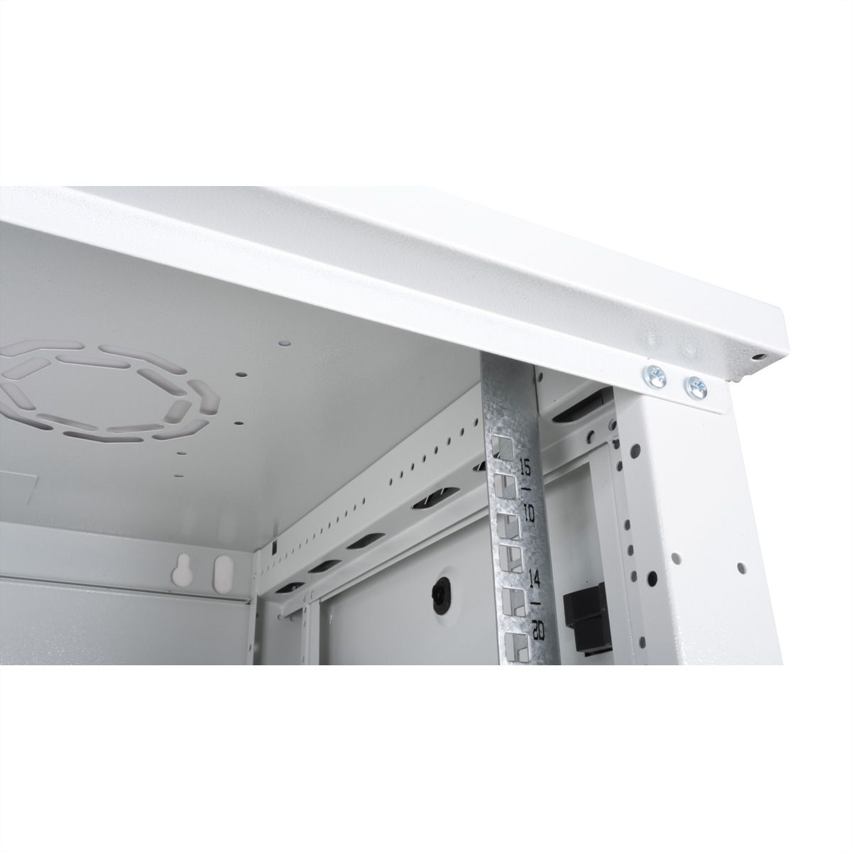 ROLINE 19" Boîtier mural Basic Plus 18U, 600x450 LxP gris