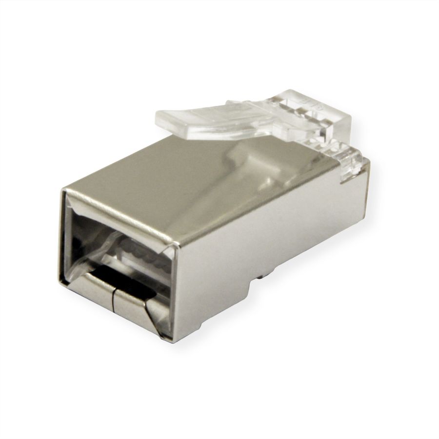 ROLINE Connecteur modulaire blindé, Cat.5e (Classe D), 10 unités