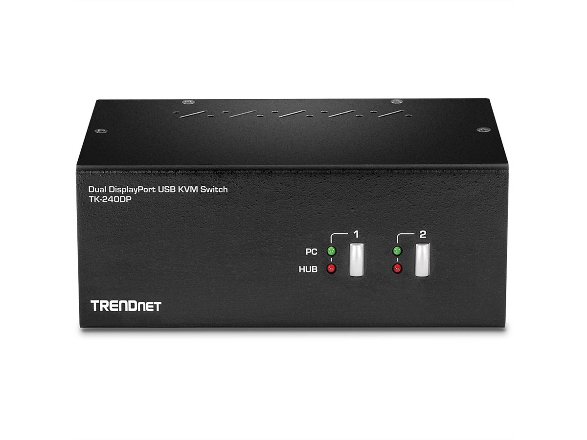 TRENDnet TK-240DP Switch KVM DisplayPort 2 ports à double écran