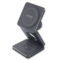 ROLINE Station de charge à induction 3-en-1, pliable, pour appareils SAMSUNG