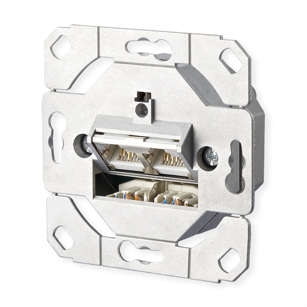 METZ CONNECT E-DAT C6A 2 port encastré sans cache