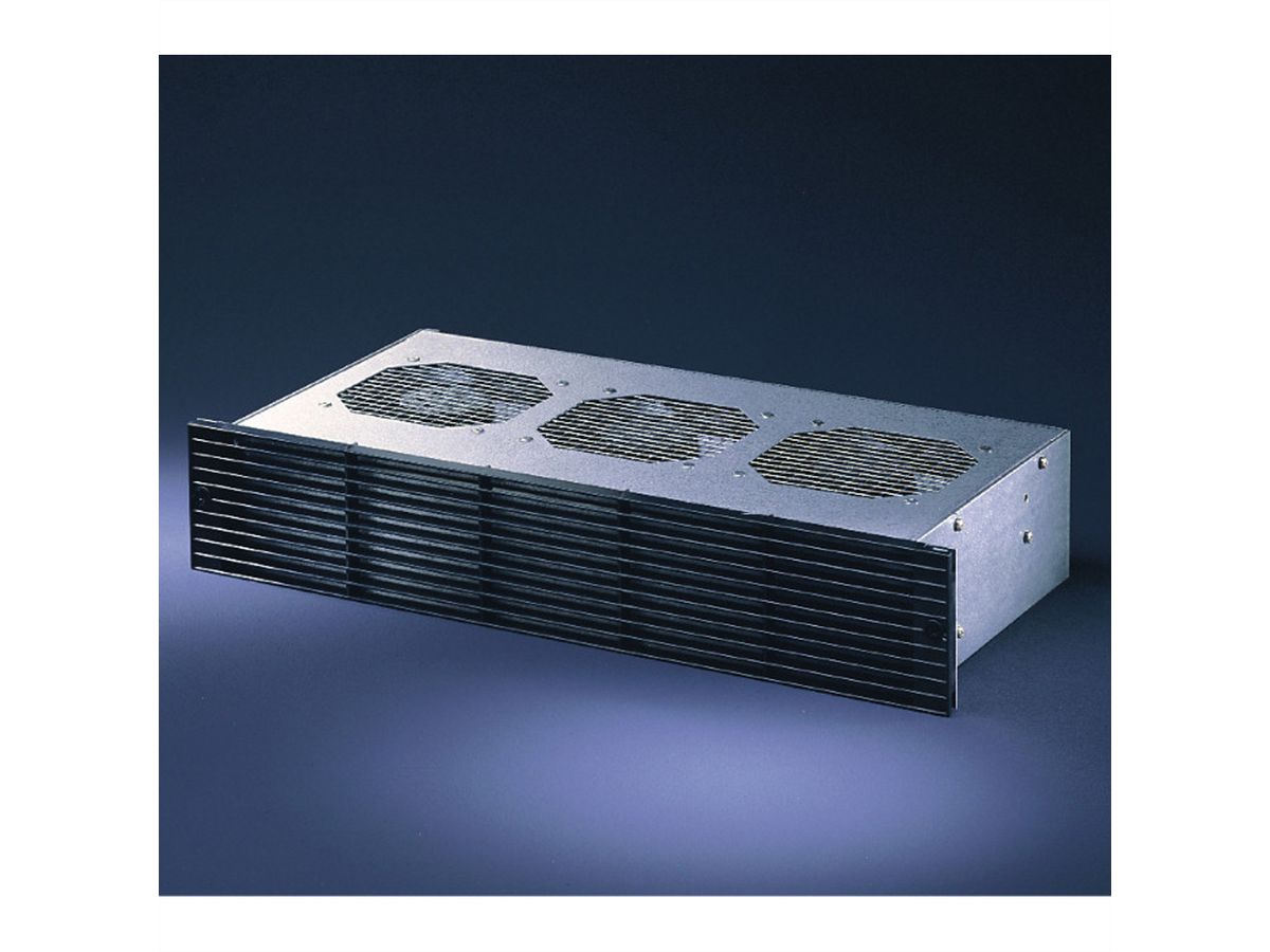 SCHROFF 19" Ventilateur de poussée 2 U, axial pour profondeur de panneau 220 mm, 445 - 530 m³h