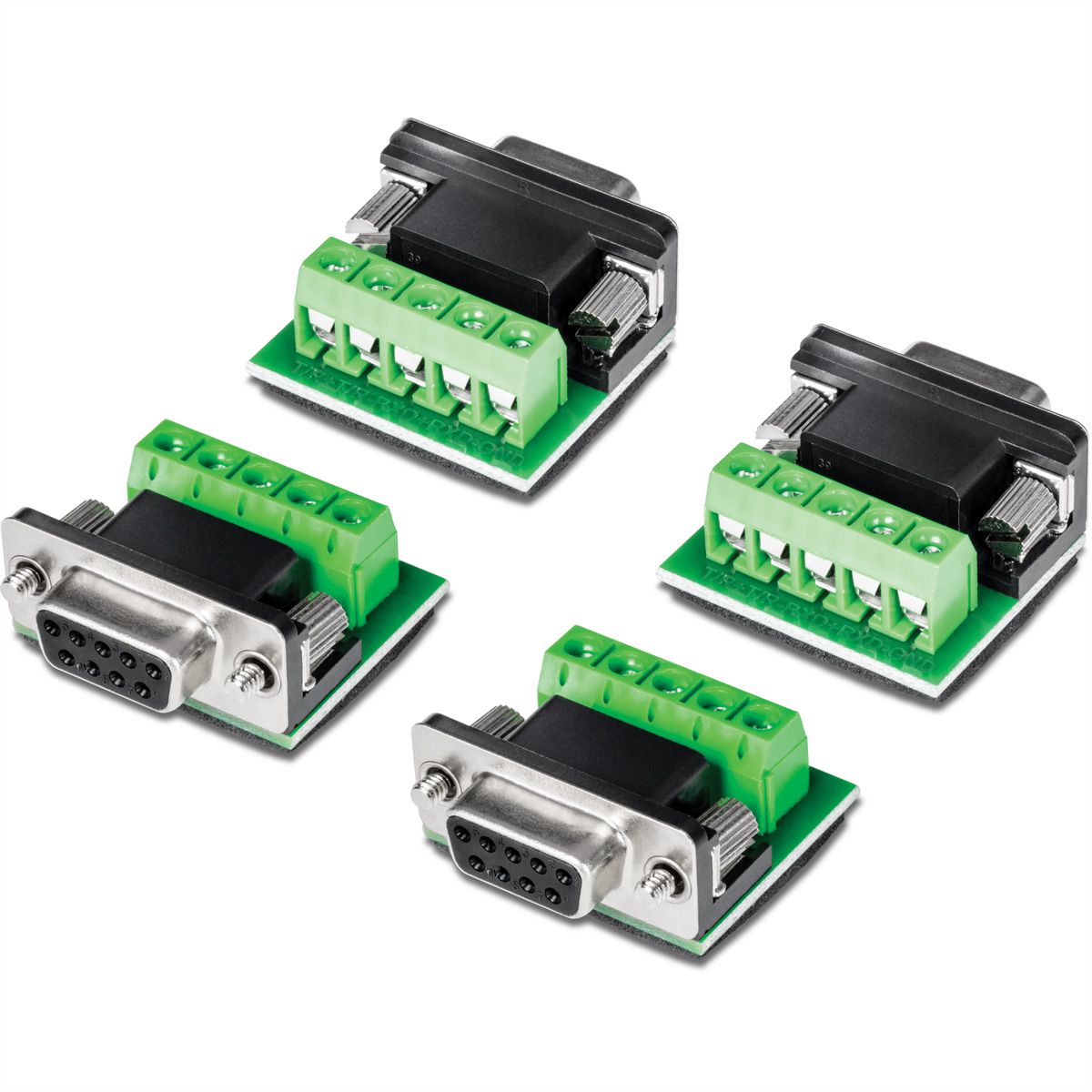 TRENDnet TI-S400 Adaptateur convertisseur RS232 vers RS422/RS485, kit de 4