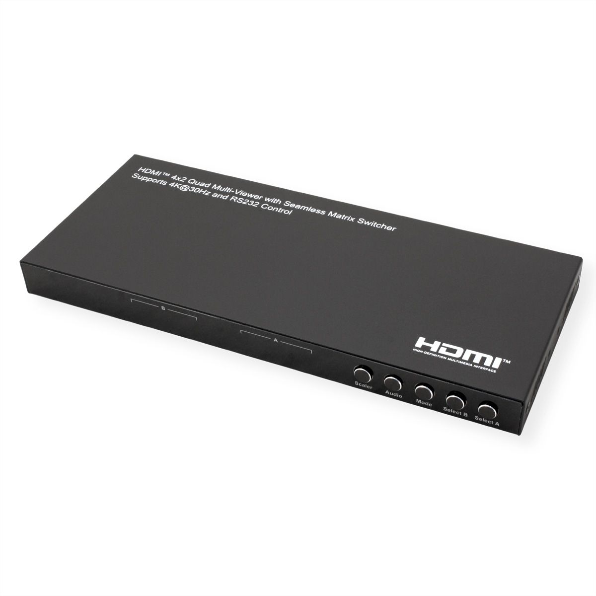 VALUE Switch matriciel HDMI 4x2 QUAD multi vues, commutation sans rupture