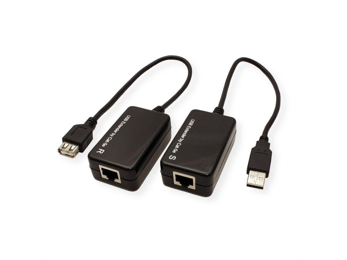 ADAPTATEUR EXTENDER 45M RJ45 USB MÂLE/FEMELLE