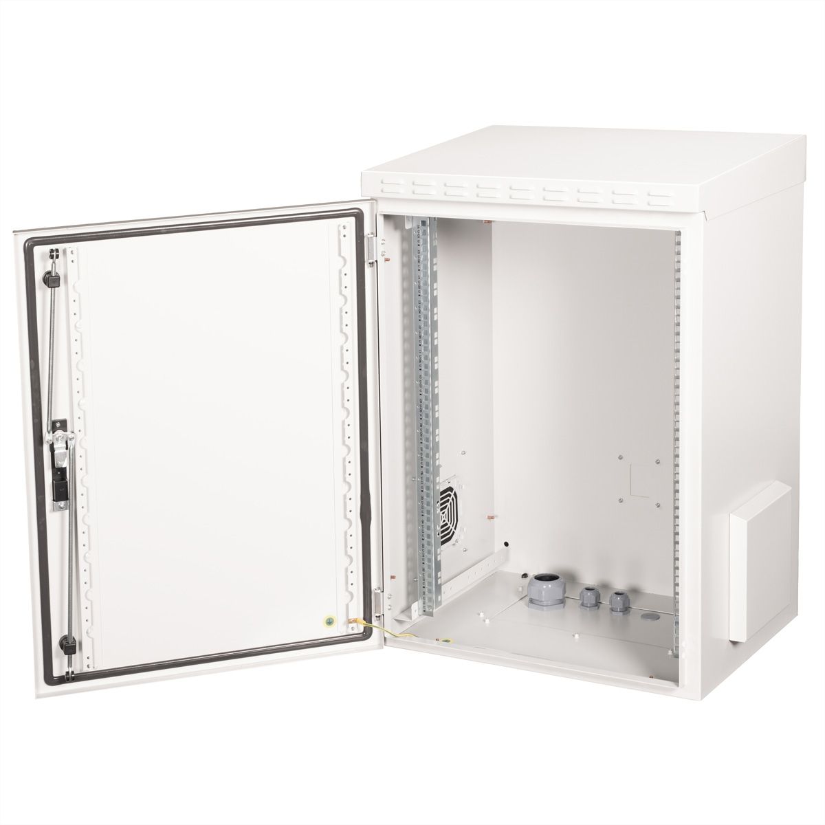 ROLINE 19" Boîtier mural Pro 16U, 600x450 LxP IP55 outdoor gris