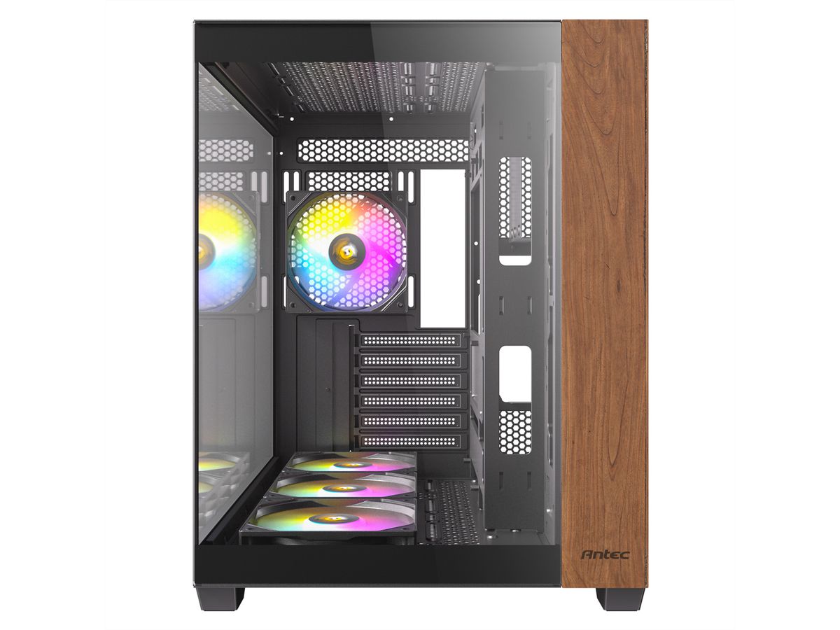 ANTEC CX800 ARGB_B Wood Boîtier PC Midi Tower Black ATX