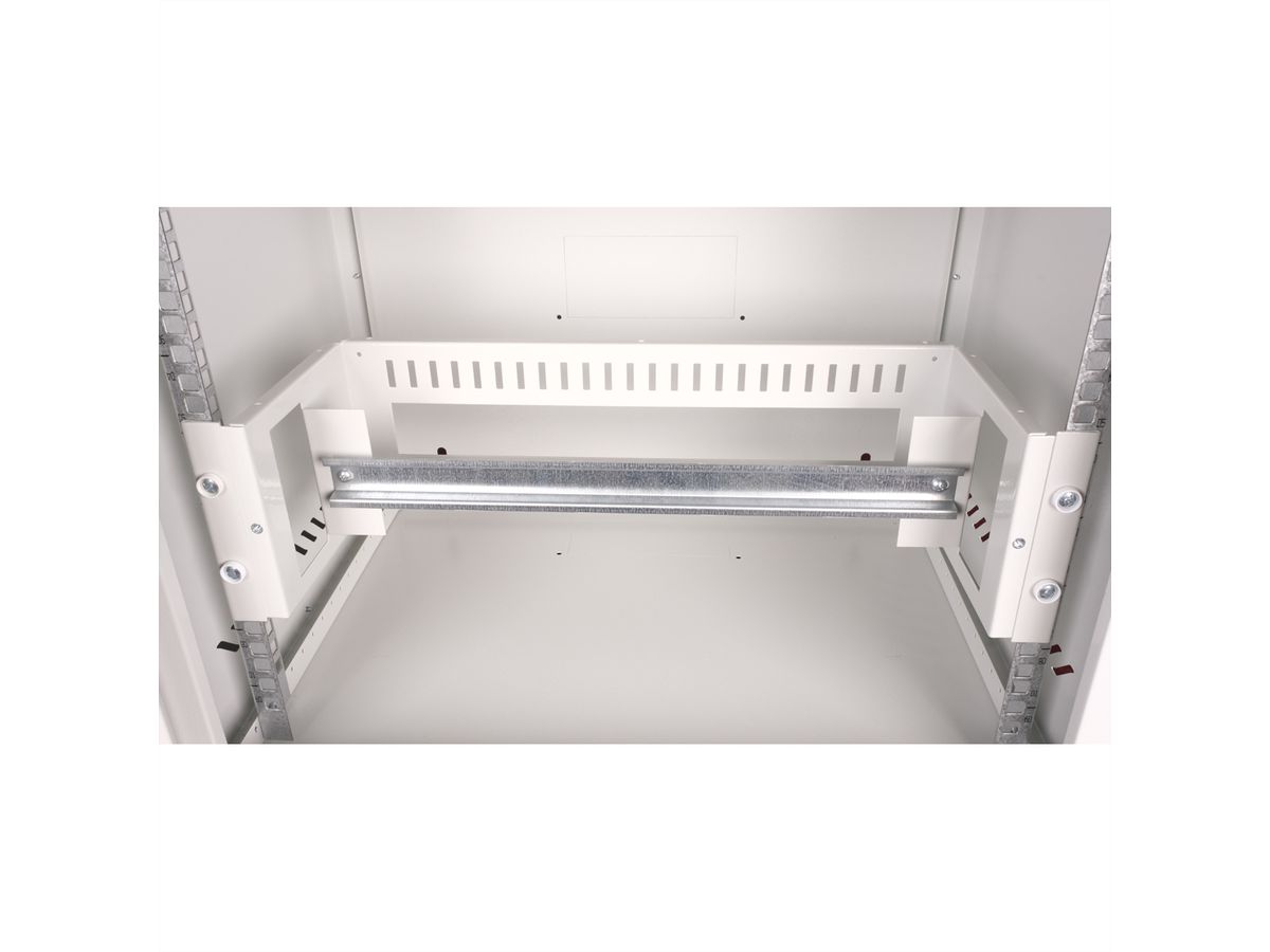 ROLINE 19" Support rail DIN 4U, 175x483x215 HxLxP