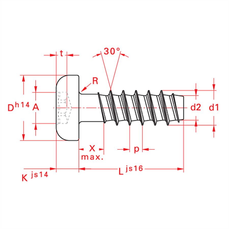 BACHMANN Vis Torx T6 pour module Custom