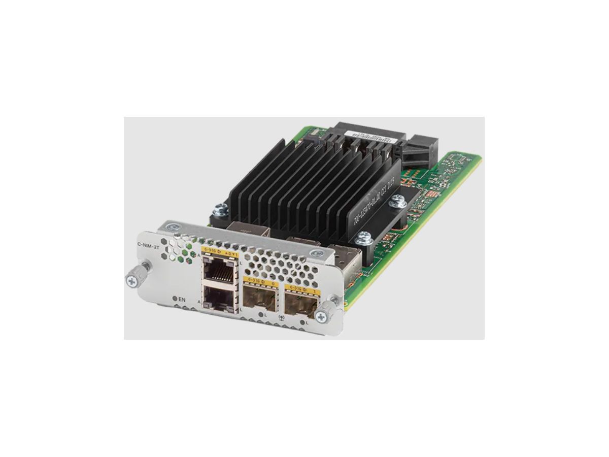 Cisco C-NIM-2T module de commutation réseau Gigabit Ethernet