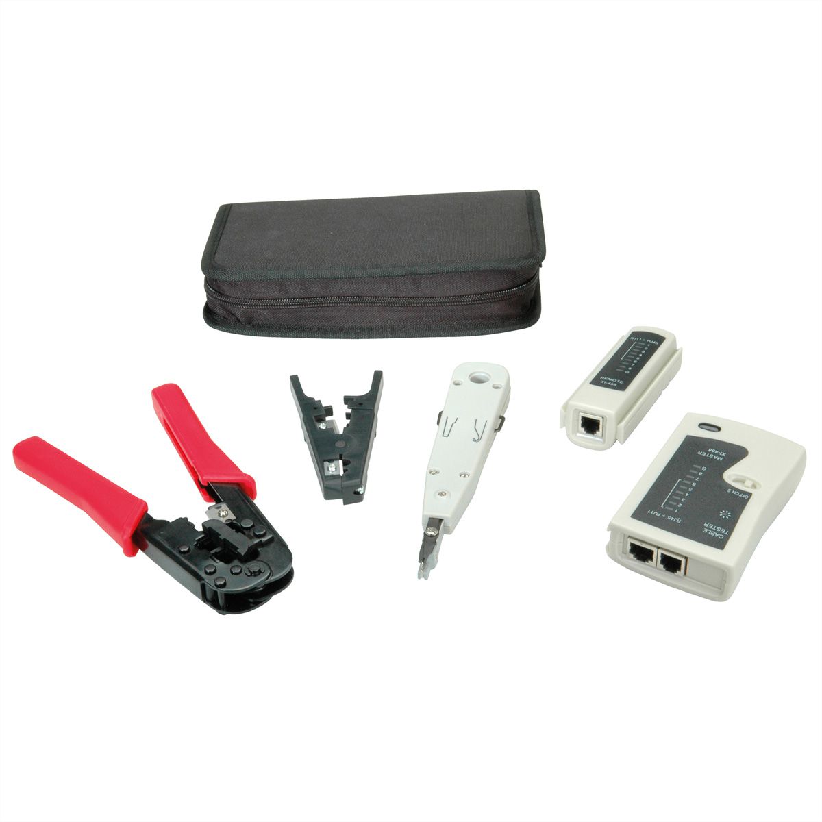 VALUE Set d'outillage réseau, 4 pièces