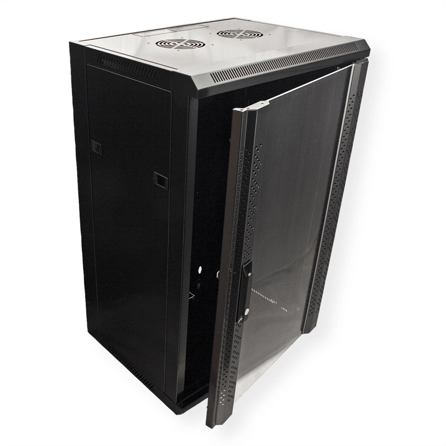 VALUE Armoire murale 18 UH (HxLxP) 901x570x450mm , noir