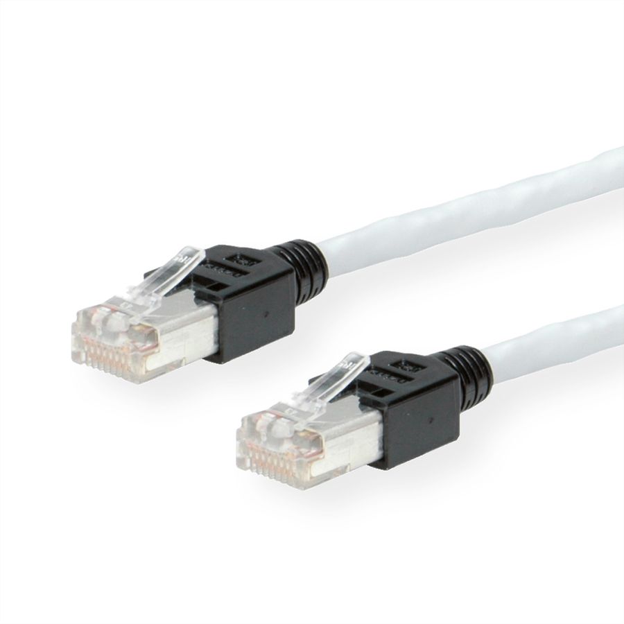 Cordon KERPEN Cat.5e (Classe D) D1-20 SF/U, croisé, gris, 15 m