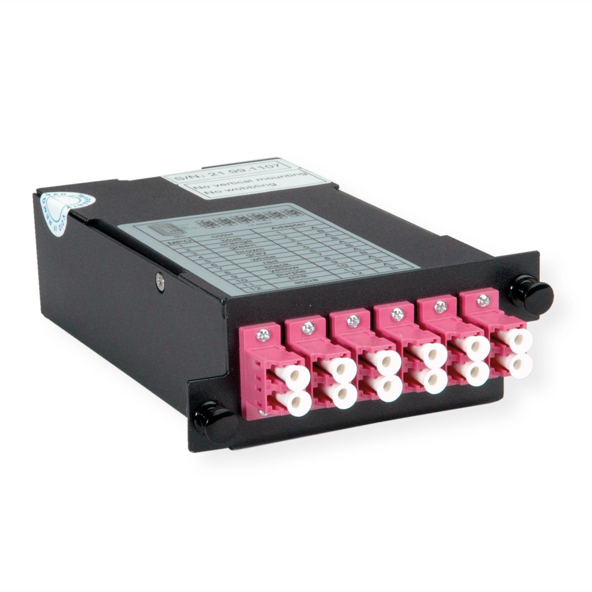 VALUE Module MPO, MPO mâle / 12x LC femelle