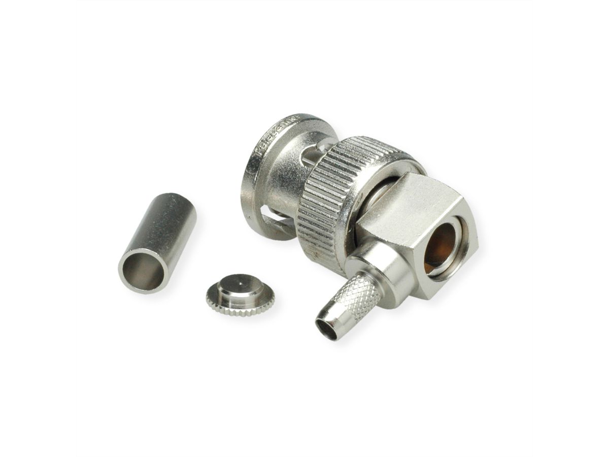 TELEGÄRTNER Connecteur BNC coudé 75 Ohm