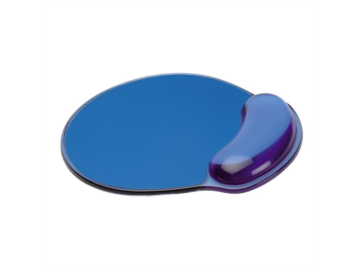ROLINE Tapis de souris avec repose poignet, bleu