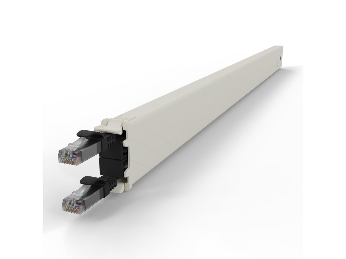 patchbox.one Cassette 30RU UTP noir Cat.6a 1,8 m