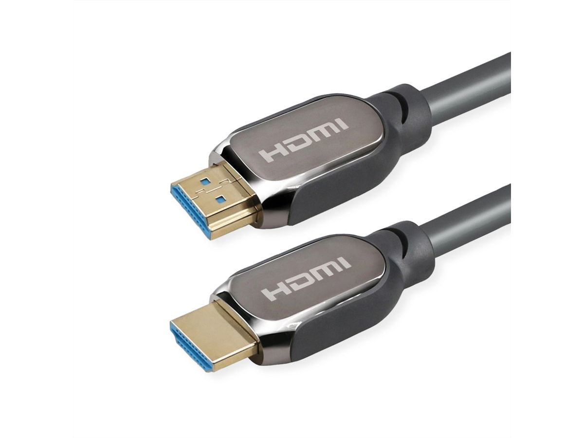 ROLINE ATC Câble HDMI avec Ethernet Ultra HD 8K, M/M, noir, 1 m