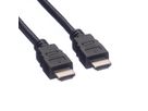 VALUE Câble de raccordement pour écran HDMI High Speed M-M, noir, 2 m