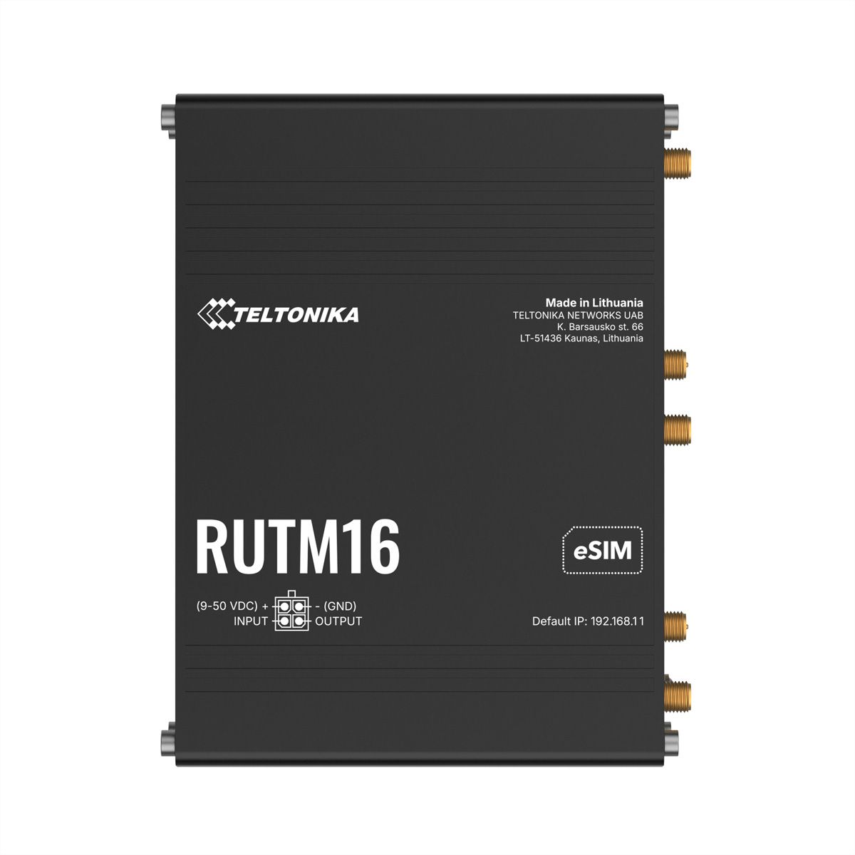 TELTONIKA RUTM16 Routeur eSIM CAT6 LTE