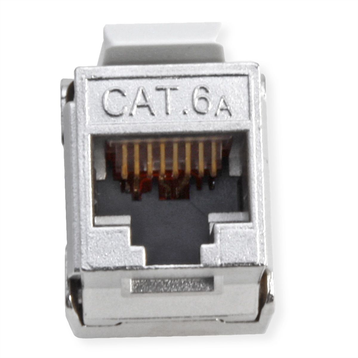 ROLINE Keystone Cat.6A (Classe EA), RJ-45, blindé, sans outil, argent