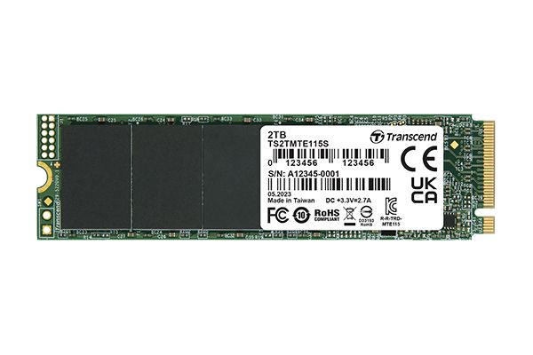 Transcend PCIe SSD 115S M.2 1000 Go PCI Express 3.0 3D NAND NVMe