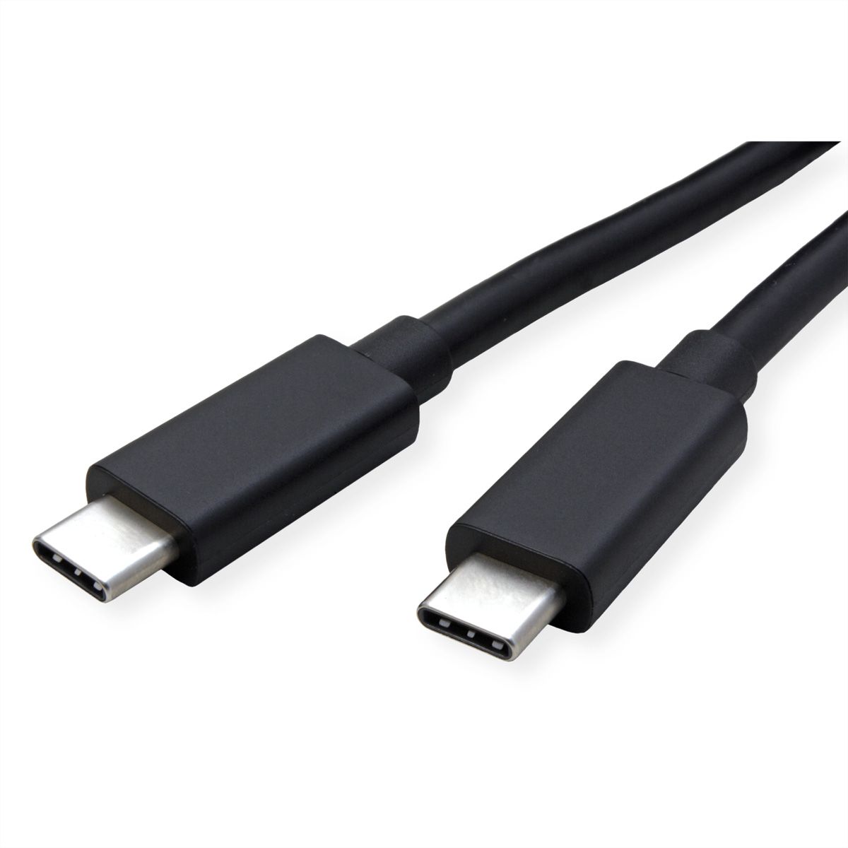ROLINE Câble USB4 Gen3x2, C–C, M/M, 8K UHD-2, 40Gbit/s, 240W, noir, 0,5 m