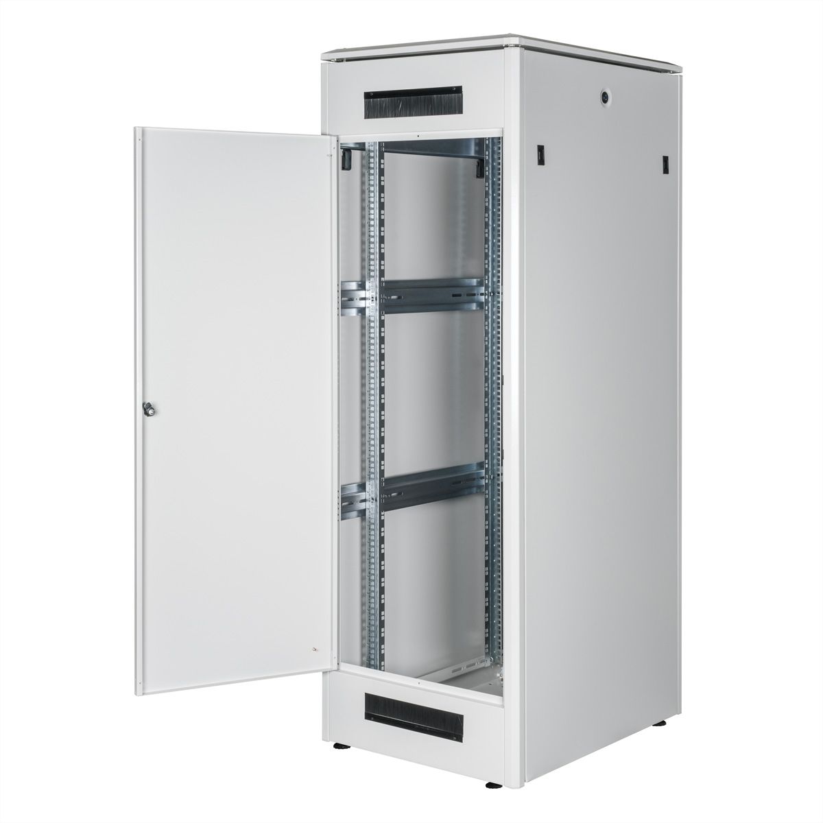 ROLINE 19" Baie réseau Pro 36U, 600x800 LxP Porte verre gris