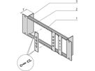 Support de module 19" SCHROFF sans décharge de traction