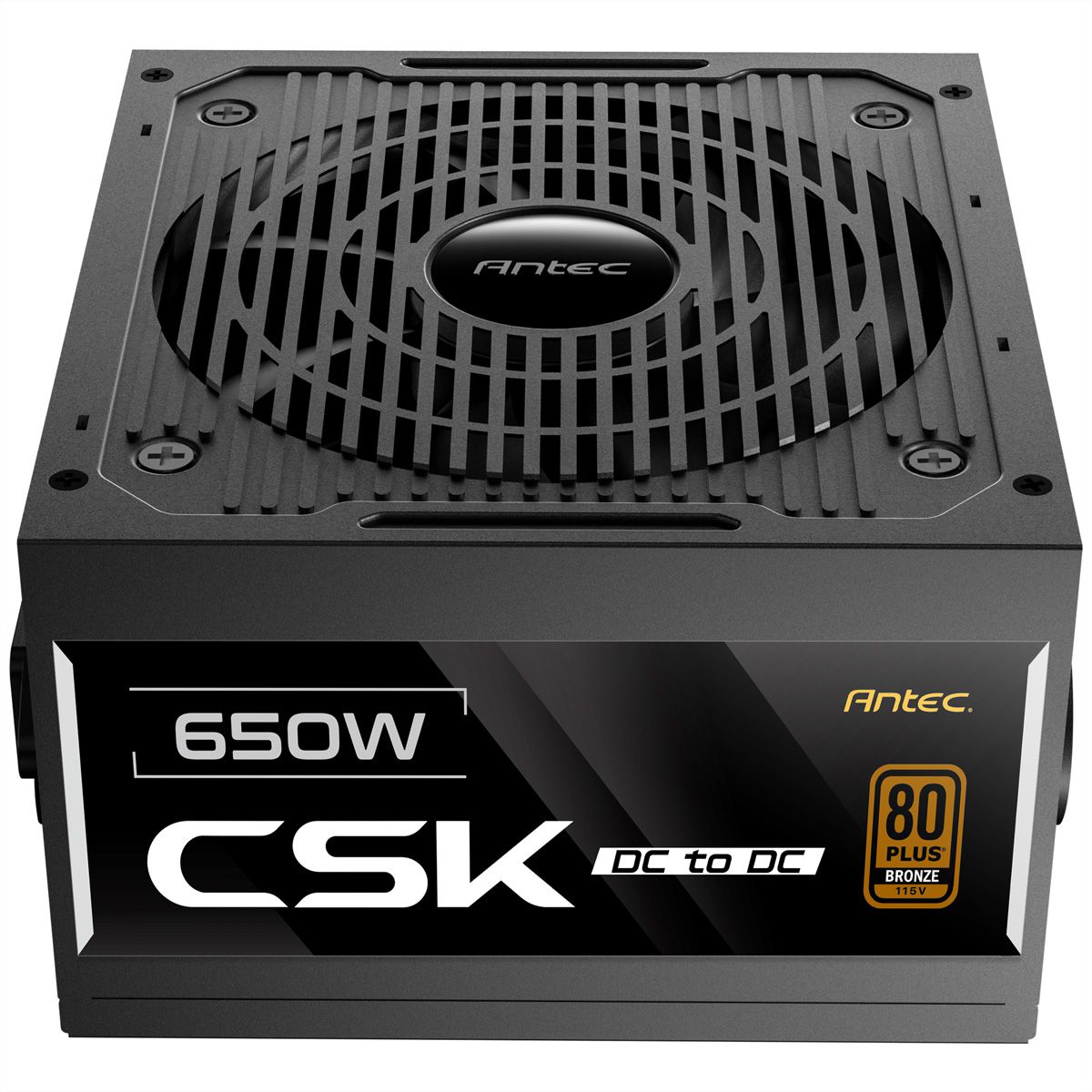 ANTEC CSK650DC Bloc d'alimentation PC 650W compatible ATX 2.52, noir