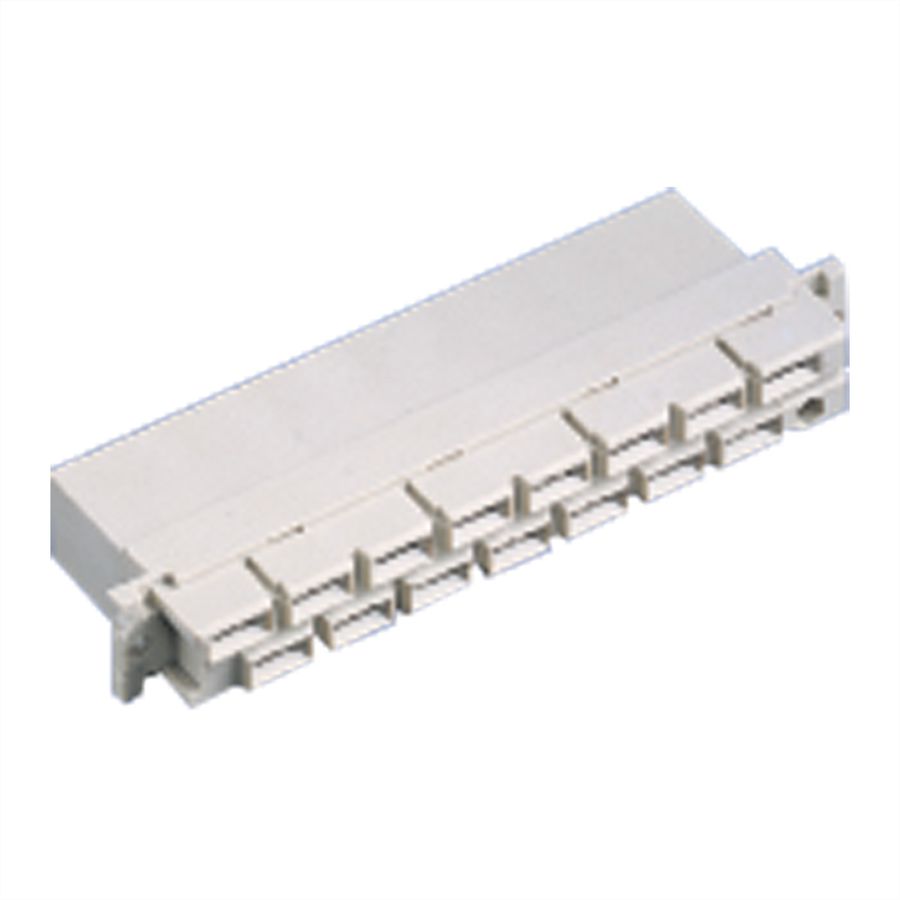 Connecteur SCHROFF Type H, EN 60603, DIN 41612, Femelle, 15 contacts, FASTON 6.3 mm