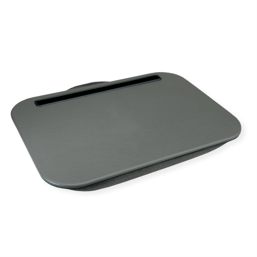 VALUE Support portable universel pour ordinateur portable/tablette avec coussin, gris