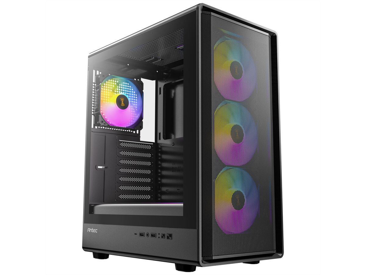 ANTEC Performance P6 Neo ARGB Boîtier PC ATX Midi Tower, noir