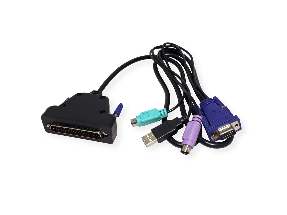 VALUE Console KVM 19", 48 cm (19") TFT (16:9), VGA, USB, FR-Layout