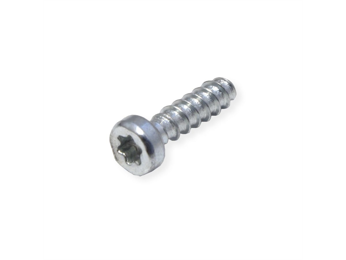 Vis à tête cylindrique de SCHROFF, Torx, Ø 2.5 mm, longueur 9.3 mm, déformation du fil, acier zingué