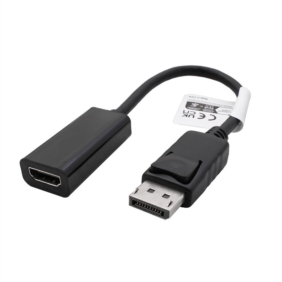 ROLINE Adaptateur DisplayPort - HDMI, 8K, DP M-HDMI F, actif