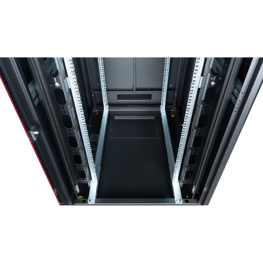 ROLINE 19" Baie réseau Pro 42U, 800x1200 LxP Porte verre noir