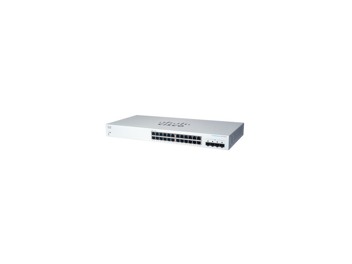 Cisco CBS220-24T-4G Géré L2 Gigabit Ethernet (10/100/1000) 1U Blanc