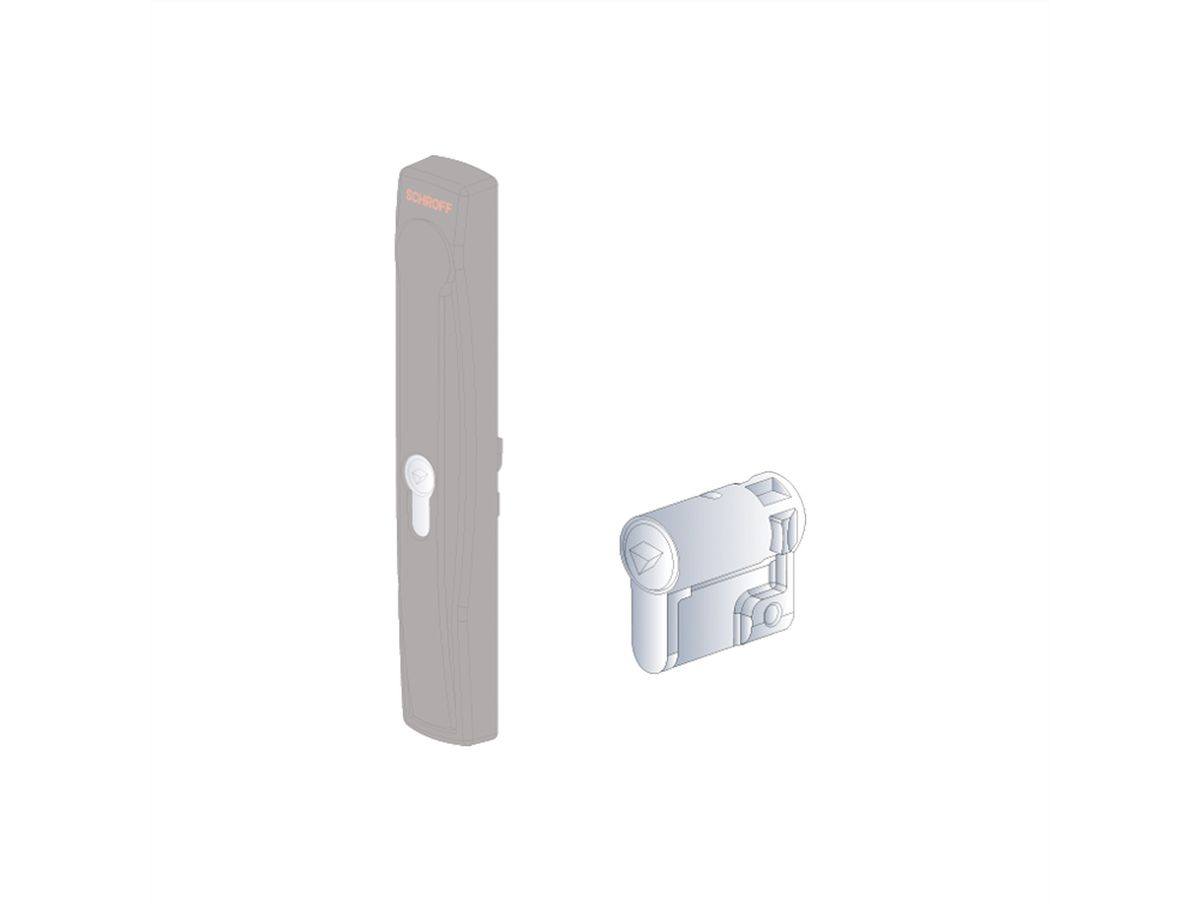 SCHROFF Insert de verrouillage de clé Varistar, 6,5 mm triangle
