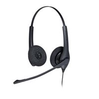 Jabra BIZ 1500 Duo USB Binaural Bandeau Noir